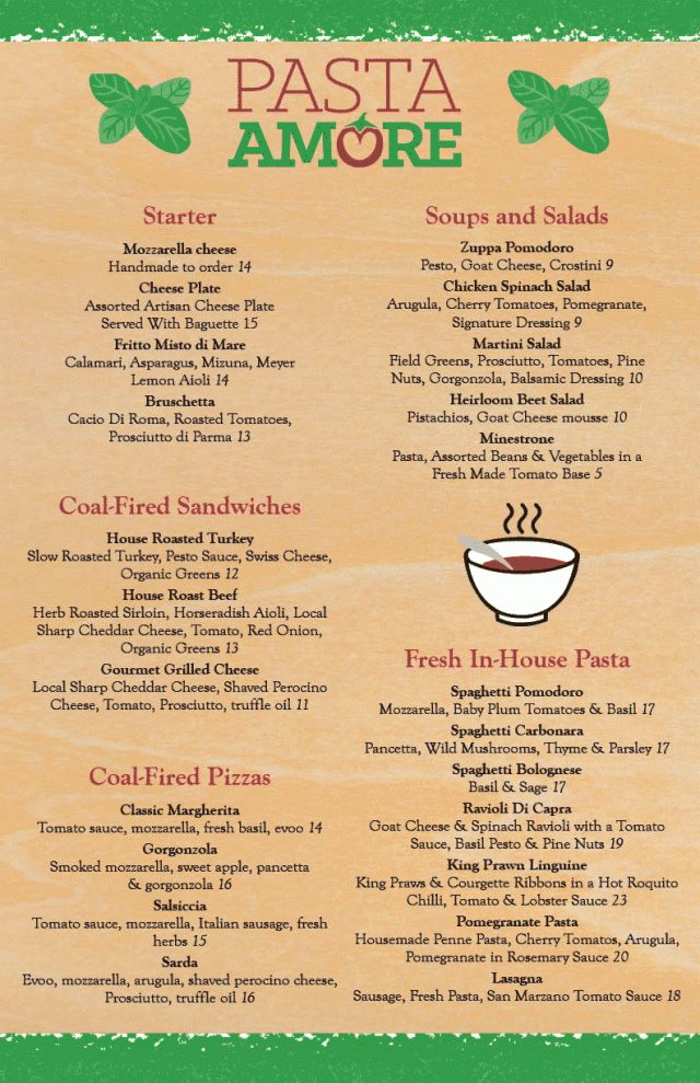 Pasta-Amore-Menu-Front